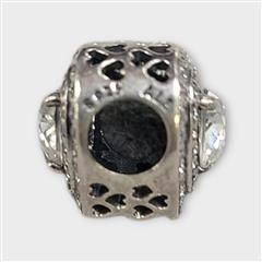 Authentic Pandora Charm, Sparkling Levelled Hearts, #799218C01